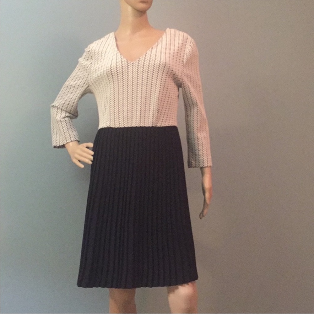 Anthropologie pleated A-Line Dress